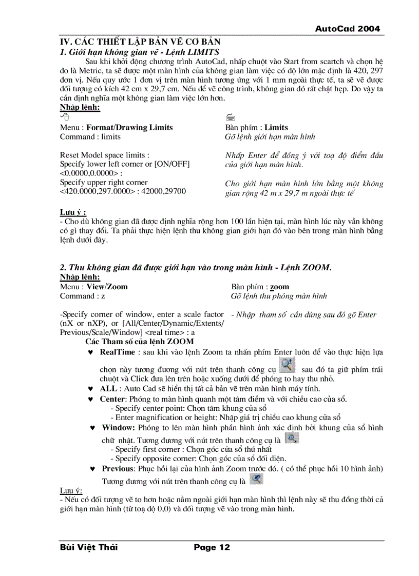 image for page Giáo Trình AutoCad 2004