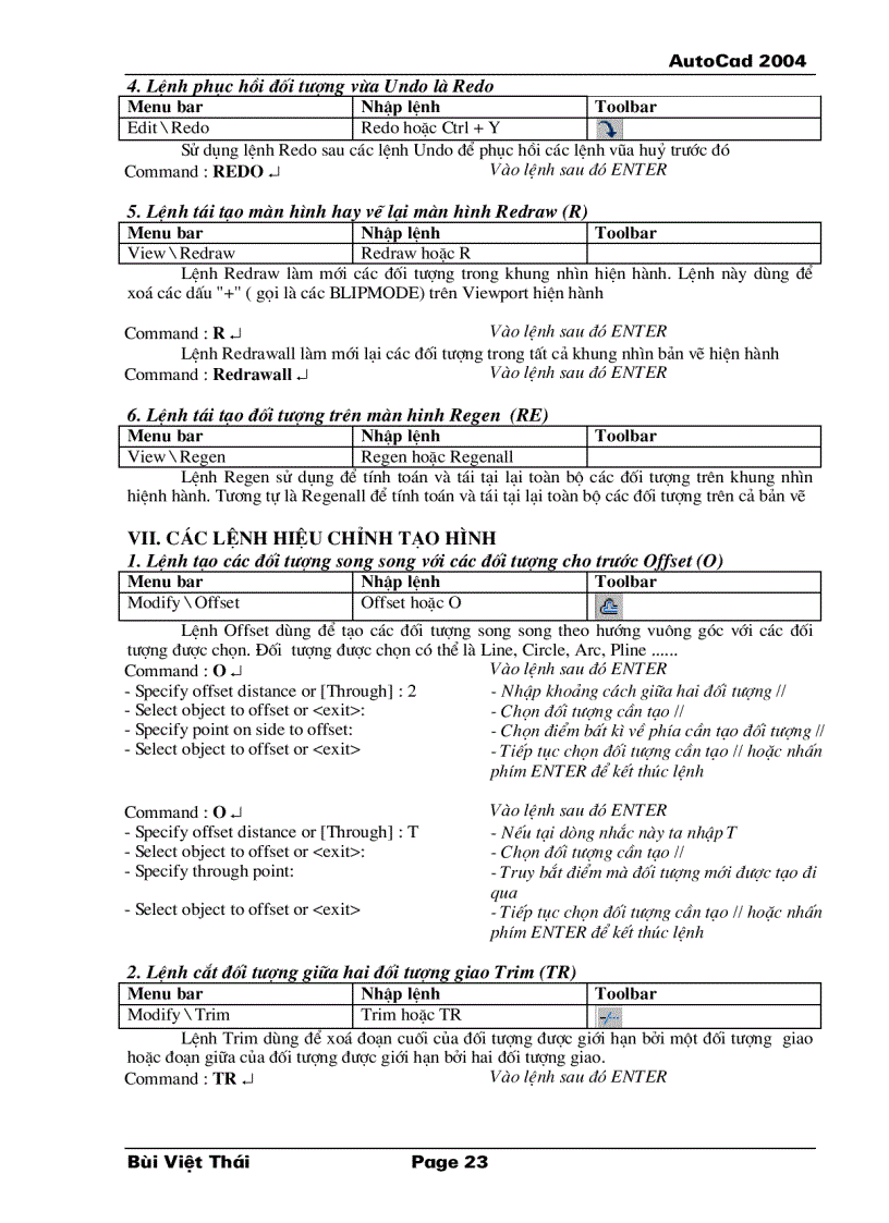 image for page Giáo Trình AutoCad 2004