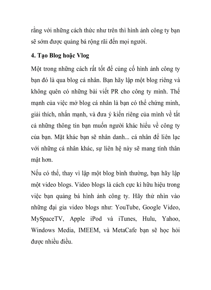 image for page Quảng bá thương hiệu tận dụng sức mạnh Internet