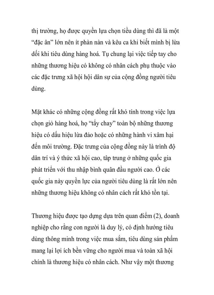image for page Chuẩn mực chung cho nhân cách thương hiệu