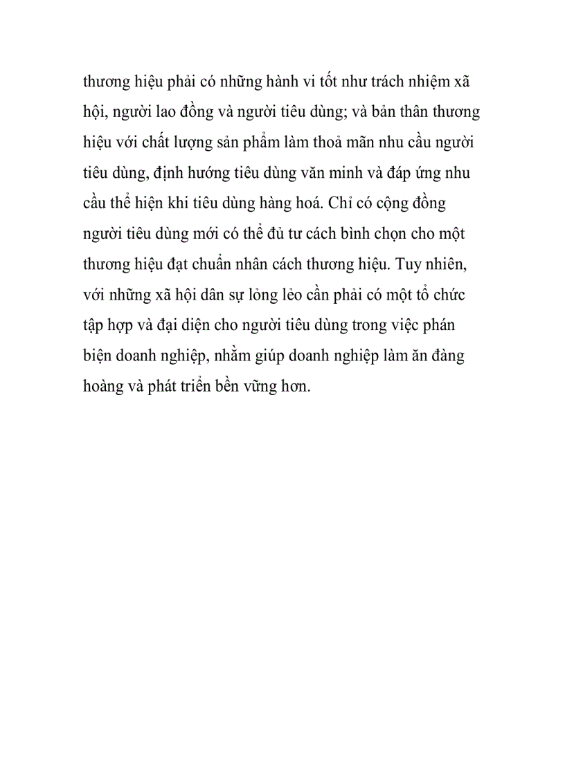 image for page Chuẩn mực chung cho nhân cách thương hiệu