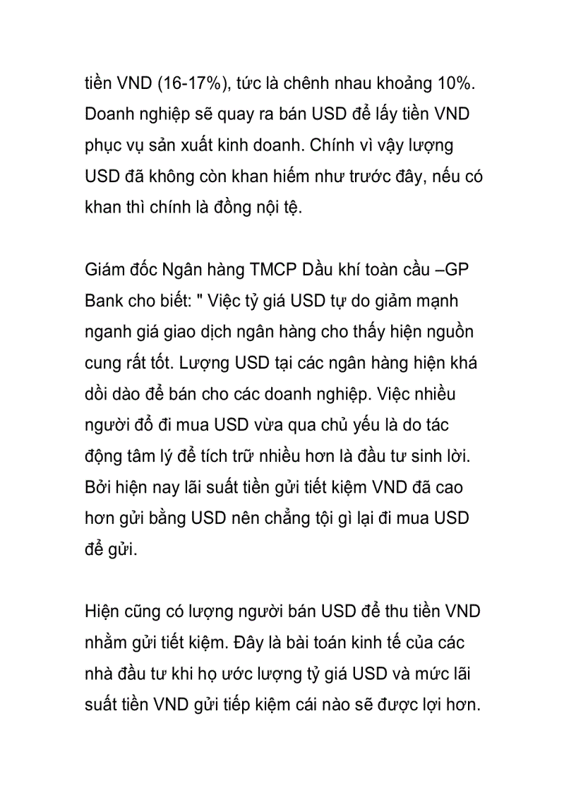 USD tự do tụt giá Nên đầu tư thế nào