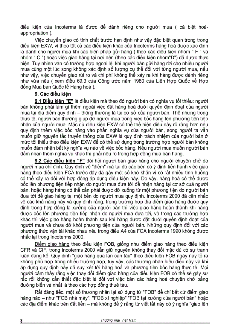 image for page Tổng hợp chi tiết INCOTERMS 2000