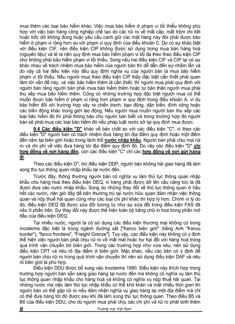 image for page Tổng hợp chi tiết INCOTERMS 2000