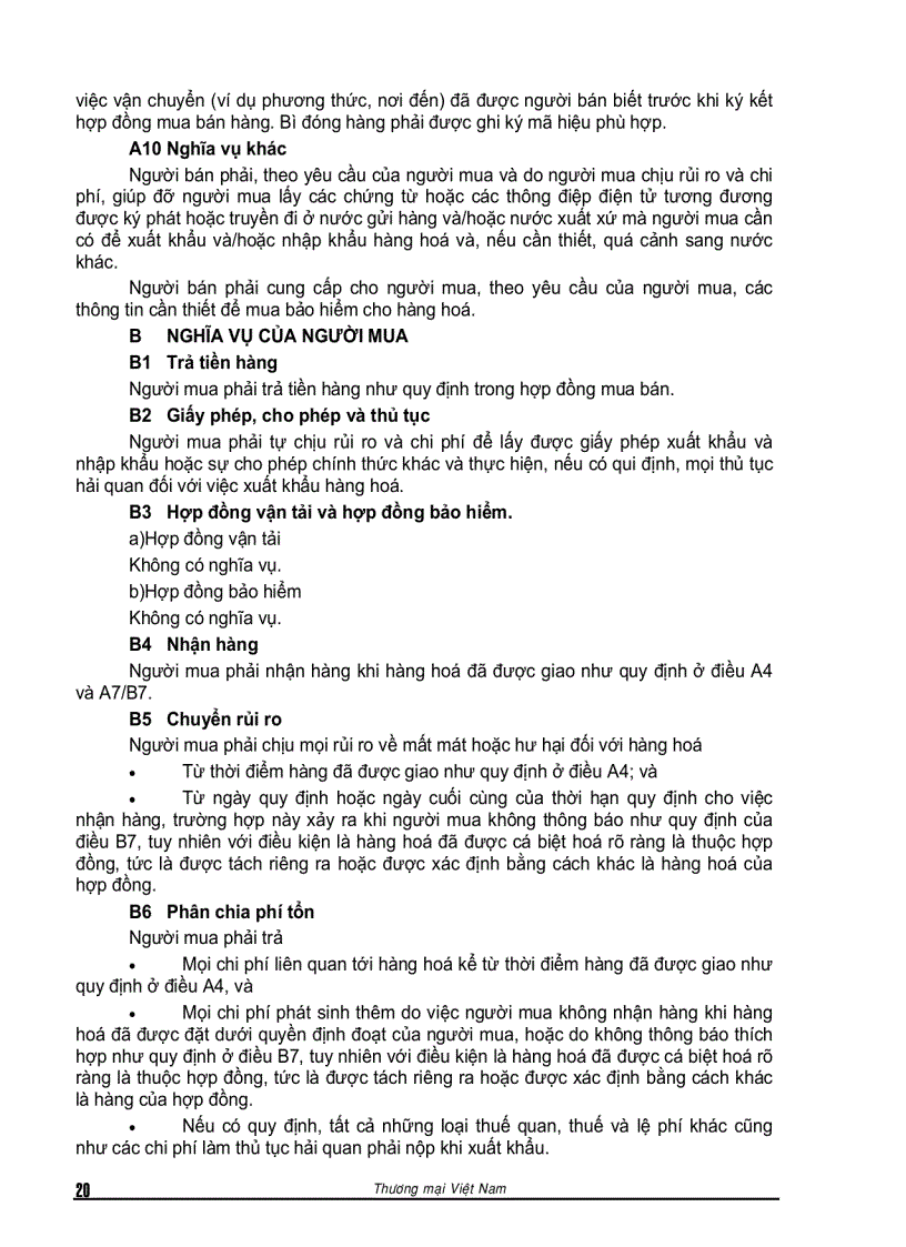 image for page Tổng hợp chi tiết INCOTERMS 2000