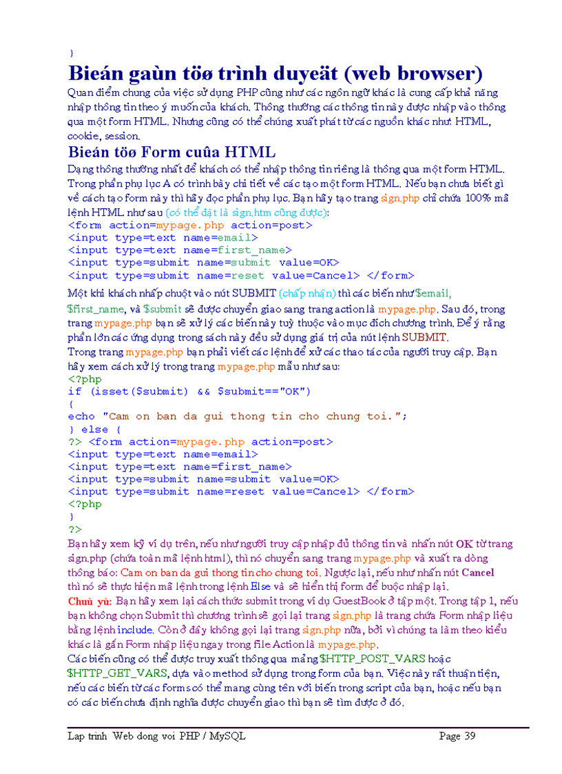 image for page Lập trình php từ cơ bản đến nâng cao 1
