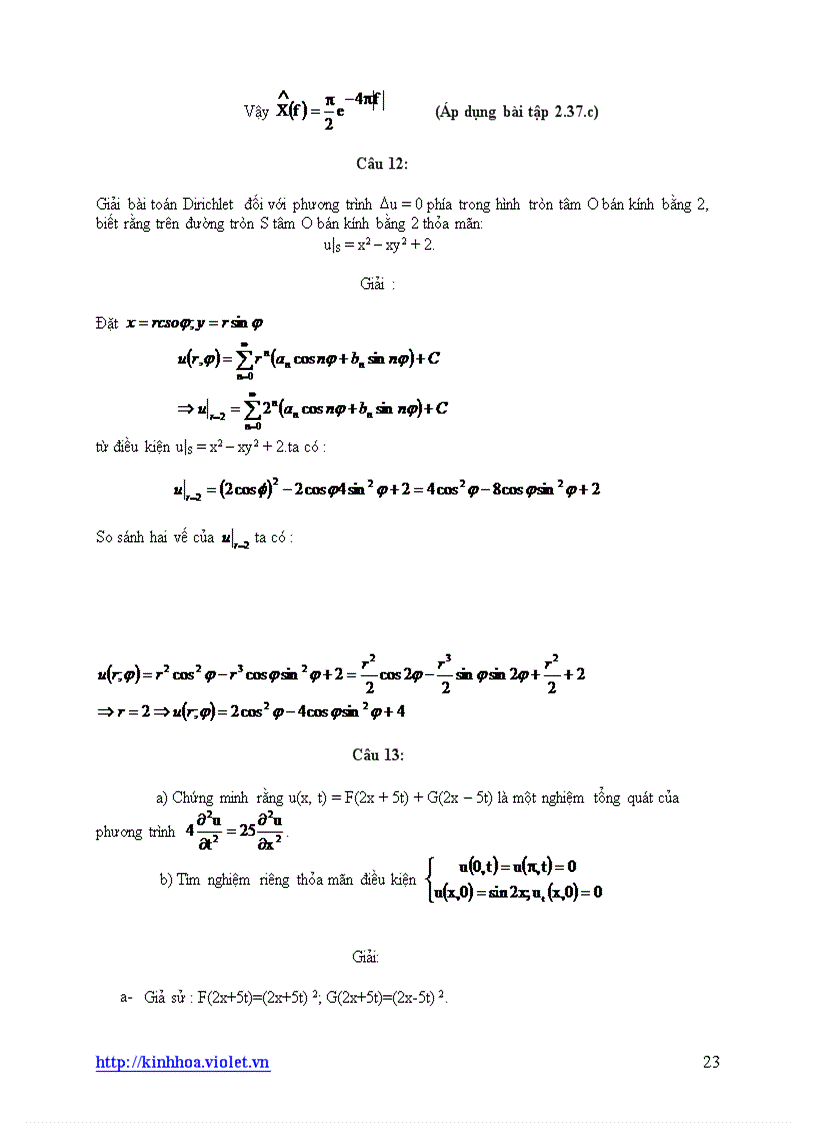 image for page Bài giải ngân hàng câu hỏi toán kĩ thuật