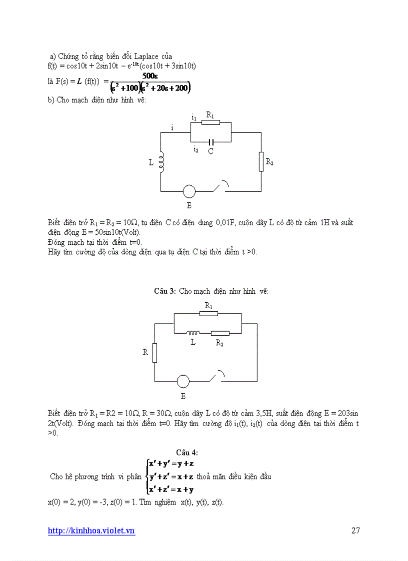 image for page Bài giải ngân hàng câu hỏi toán kĩ thuật