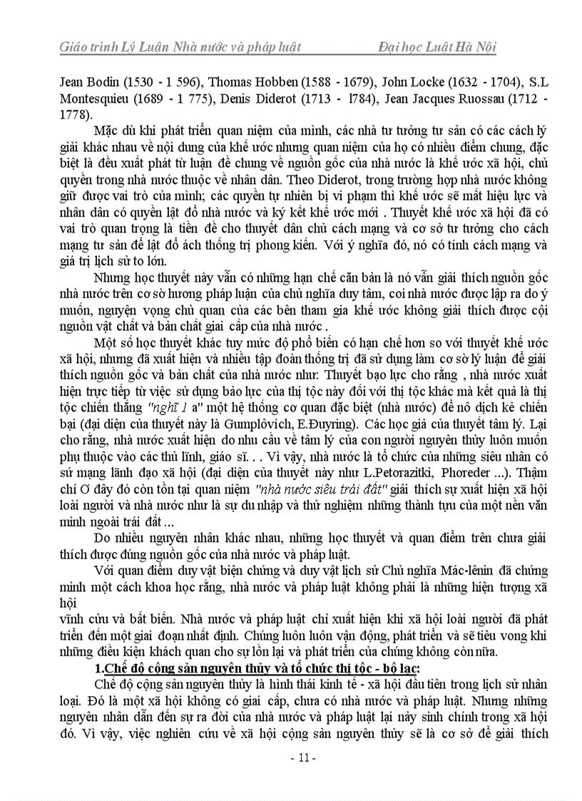 image for page Tài liệu học tập nghiên cứu thi cao học Giáo trình môn Lý luận chung về Nhà nước và Pháp Luật Trường Địa học Luật hà Nội phần 1 còn phần 2 nữa