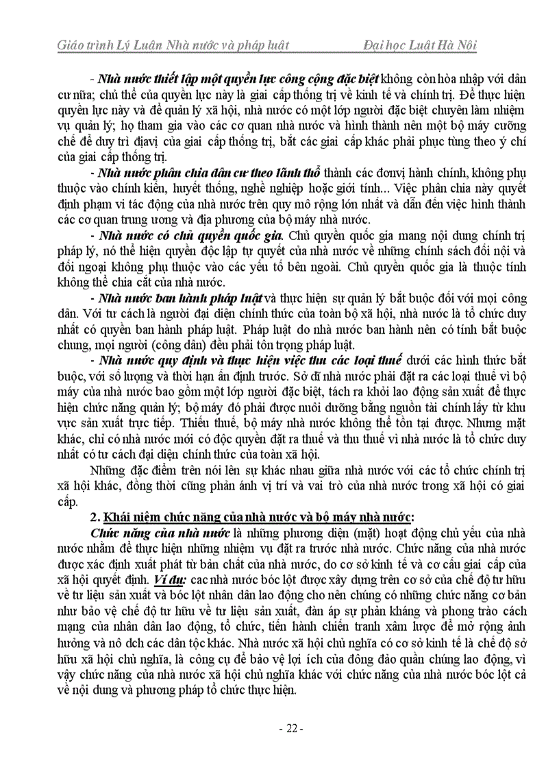 image for page Tài liệu học tập nghiên cứu thi cao học Giáo trình môn Lý luận chung về Nhà nước và Pháp Luật Trường Địa học Luật hà Nội phần 1 còn phần 2 nữa