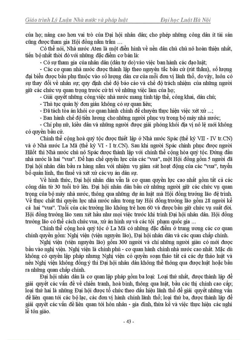 image for page Tài liệu học tập nghiên cứu thi cao học Giáo trình môn Lý luận chung về Nhà nước và Pháp Luật Trường Địa học Luật hà Nội phần 1 còn phần 2 nữa