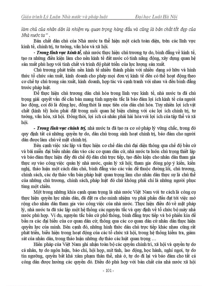 image for page Tài liệu học tập nghiên cứu thi cao học Giáo trình môn Lý luận chung về Nhà nước và Pháp Luật Trường Địa học Luật hà Nội phần 1 còn phần 2 nữa