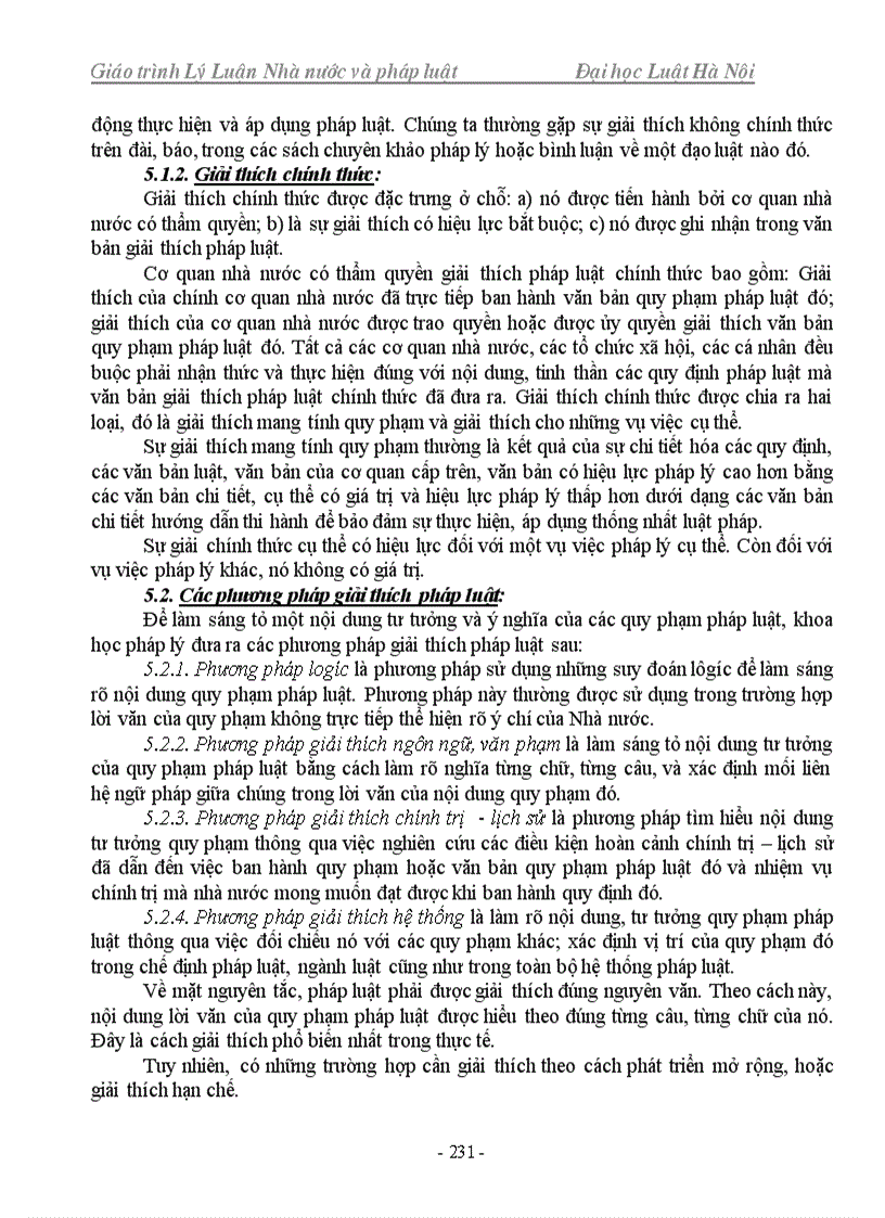 image for page Tài liệu học tập nghiên cứu thi cao học Giáo trình môn Lý luận chung về Nhà nước và Pháp Luật Trường Địa học Luật hà Nội phần 1 còn phần 2 nữa