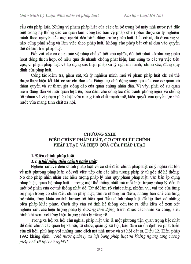 image for page Tài liệu học tập nghiên cứu thi cao học Giáo trình môn Lý luận chung về Nhà nước và Pháp Luật Trường Địa học Luật hà Nội phần 1 còn phần 2 nữa