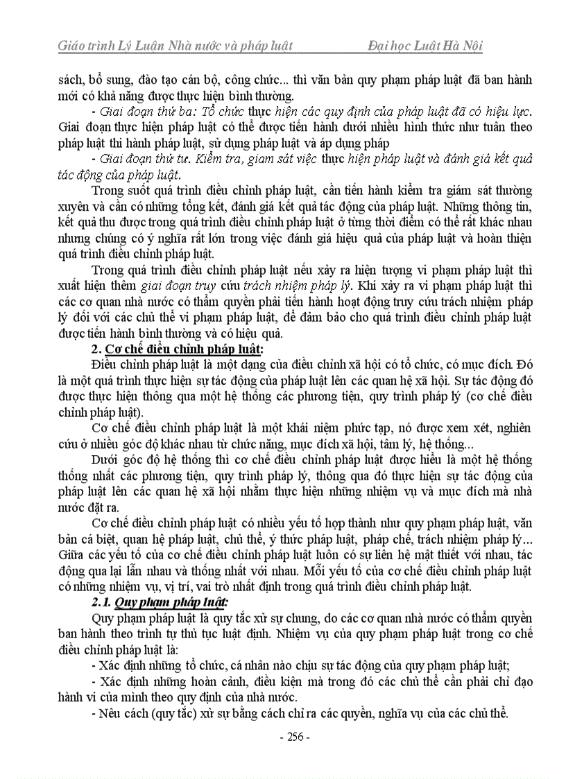 image for page Tài liệu học tập nghiên cứu thi cao học Giáo trình môn Lý luận chung về Nhà nước và Pháp Luật Trường Địa học Luật hà Nội phần 1 còn phần 2 nữa