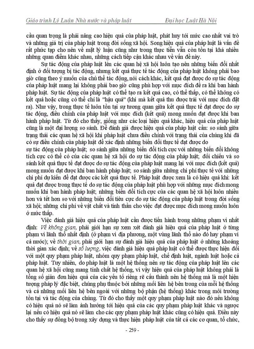 image for page Tài liệu học tập nghiên cứu thi cao học Giáo trình môn Lý luận chung về Nhà nước và Pháp Luật Trường Địa học Luật hà Nội phần 1 còn phần 2 nữa
