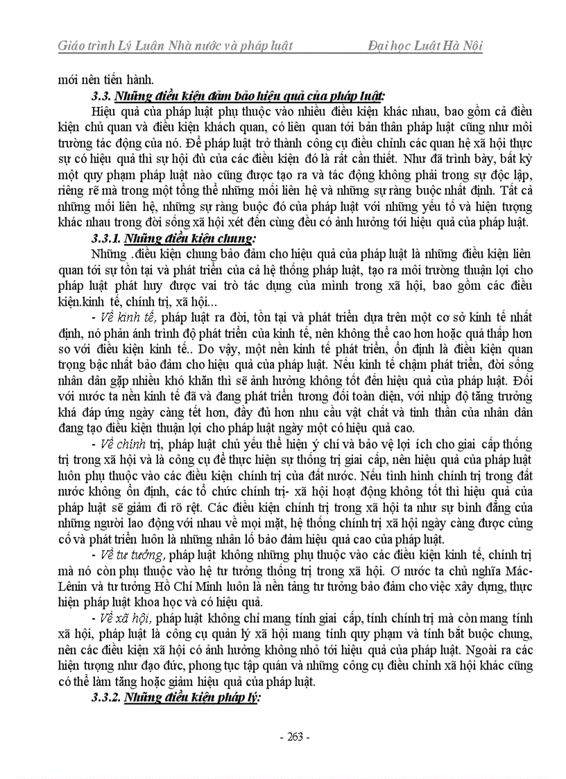 image for page Tài liệu học tập nghiên cứu thi cao học Giáo trình môn Lý luận chung về Nhà nước và Pháp Luật Trường Địa học Luật hà Nội phần 1 còn phần 2 nữa