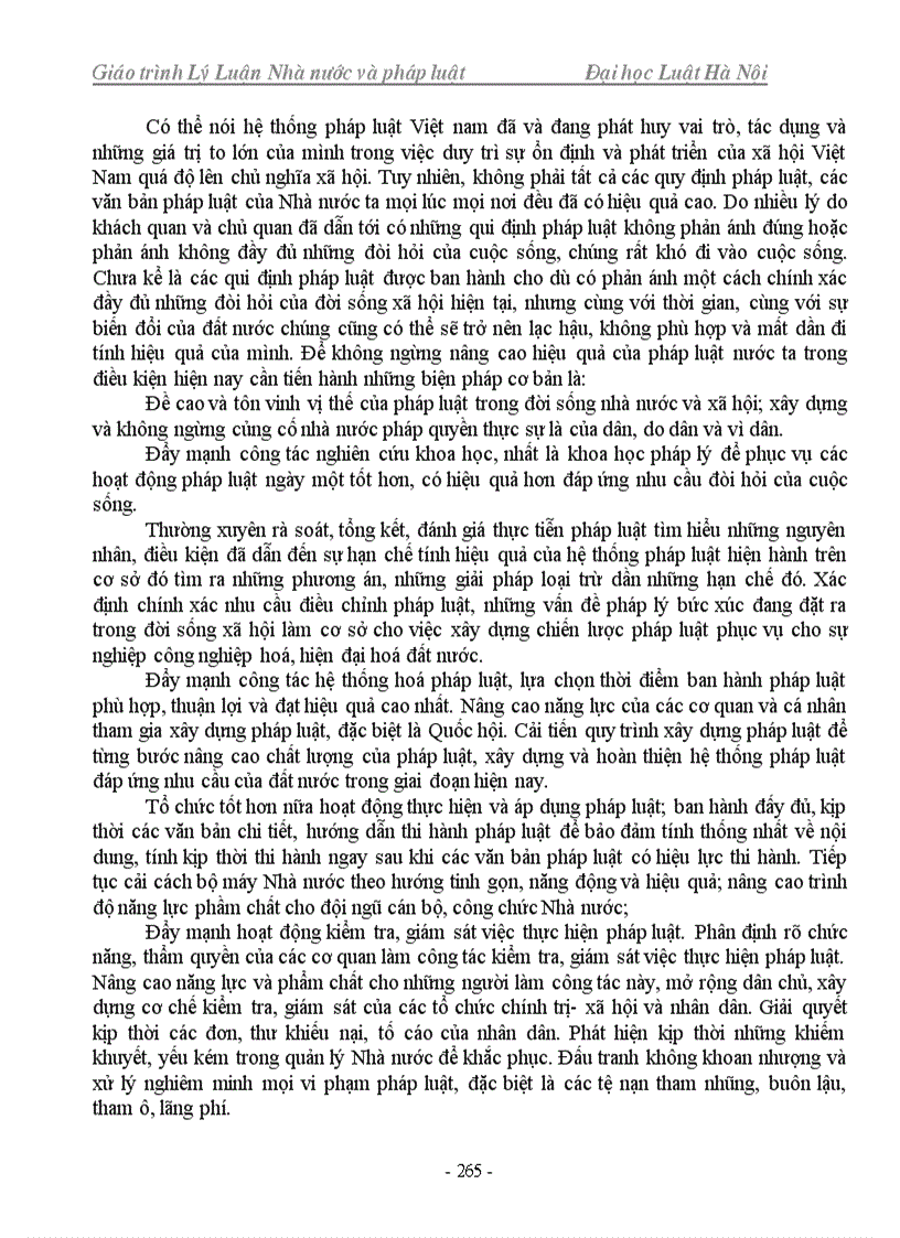 image for page Tài liệu học tập nghiên cứu thi cao học Giáo trình môn Lý luận chung về Nhà nước và Pháp Luật Trường Địa học Luật hà Nội phần 1 còn phần 2 nữa