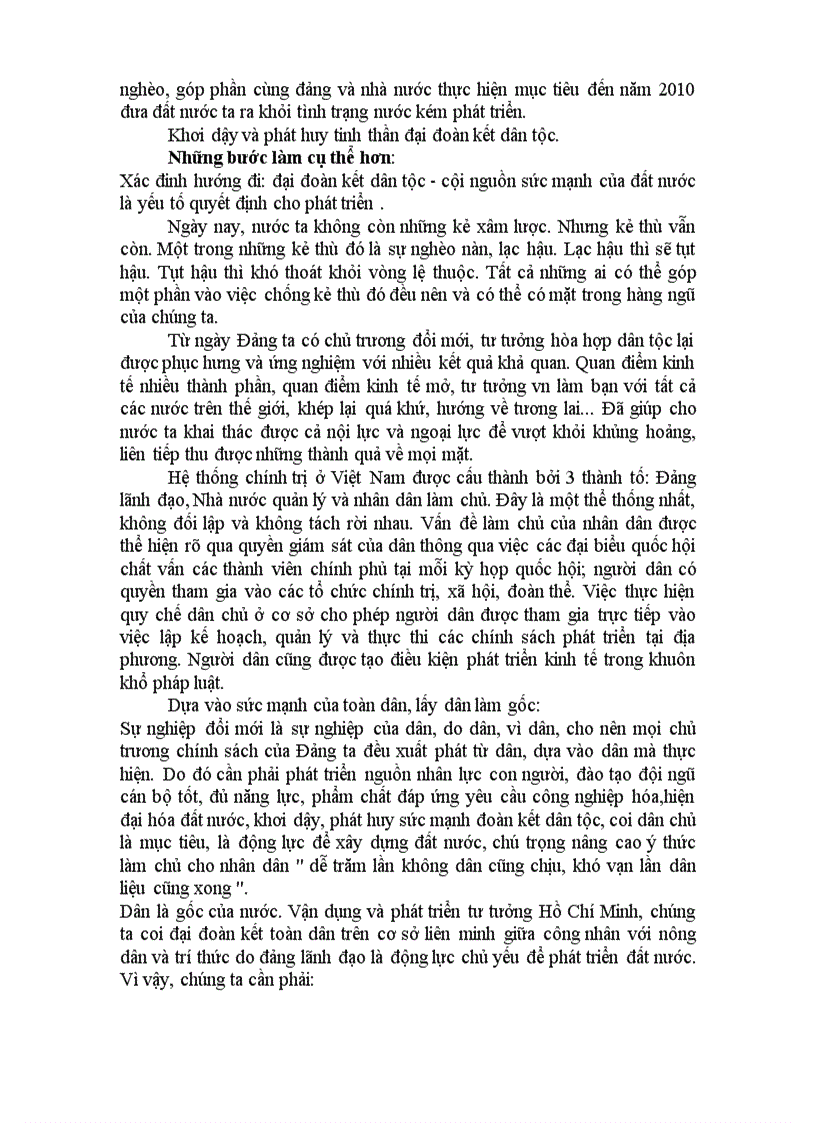 image for page Vận dụng Tư tưởng Hồ Chí Minh về đại đoàn kết dân tộc trong công cuộc đổi mới hội nhập hiên nay