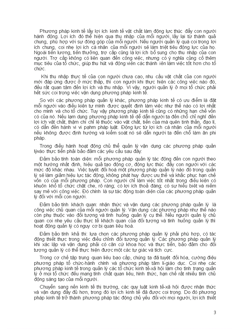 image for page Phân tích mối liên hệ giữa các phương pháp trong quản lý Liên hệ vận dụng phương pháp kinh tế tại địa phương và đơn vị công tác