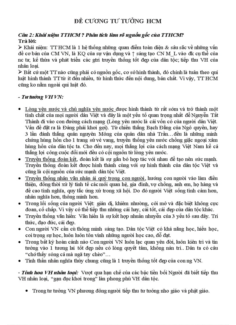 image for page Đề cương tư tưởng Hồ Chí Minh