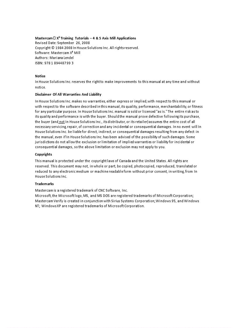 image for page Hướng dẫn sử dụng phần mềm Mastercam X3