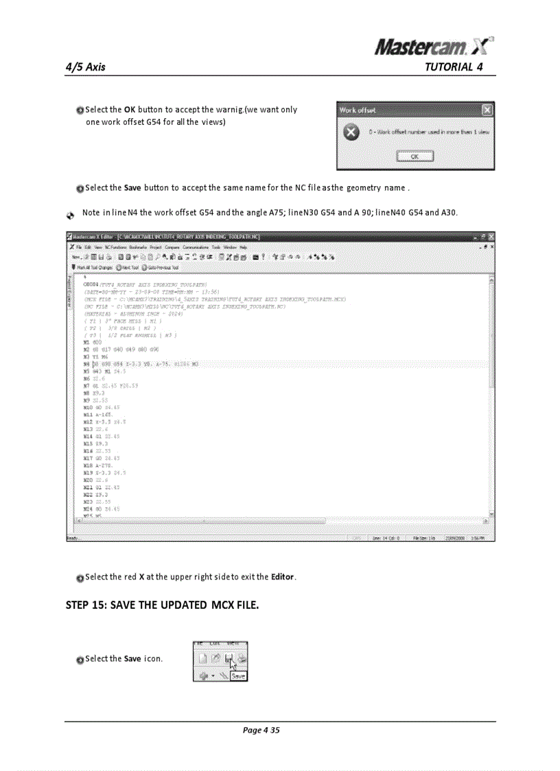 image for page Hướng dẫn sử dụng phần mềm Mastercam X3