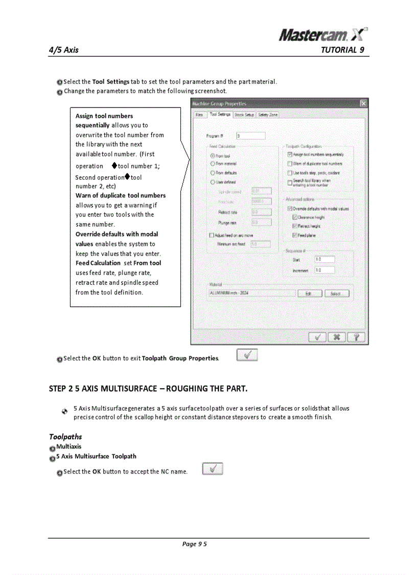 image for page Hướng dẫn sử dụng phần mềm Mastercam X3