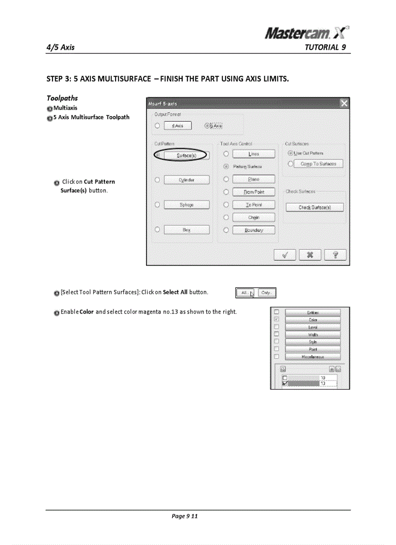 image for page Hướng dẫn sử dụng phần mềm Mastercam X3
