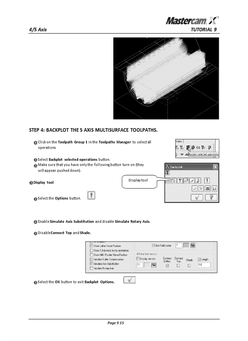 image for page Hướng dẫn sử dụng phần mềm Mastercam X3
