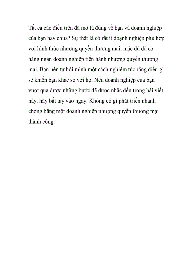 image for page Như thế nào là một doanh nghiệp có thể nhượng quyền