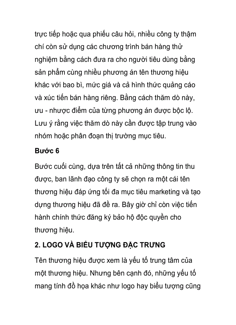 image for page Lựa chọn các yếu tố thương hiệu