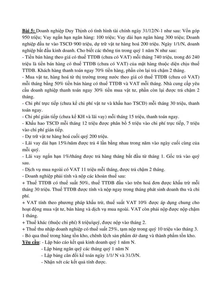 image for page Các dạng bài tập TCDN từ dễ đến khó đầy đủ các nội dung của môn học 1 1