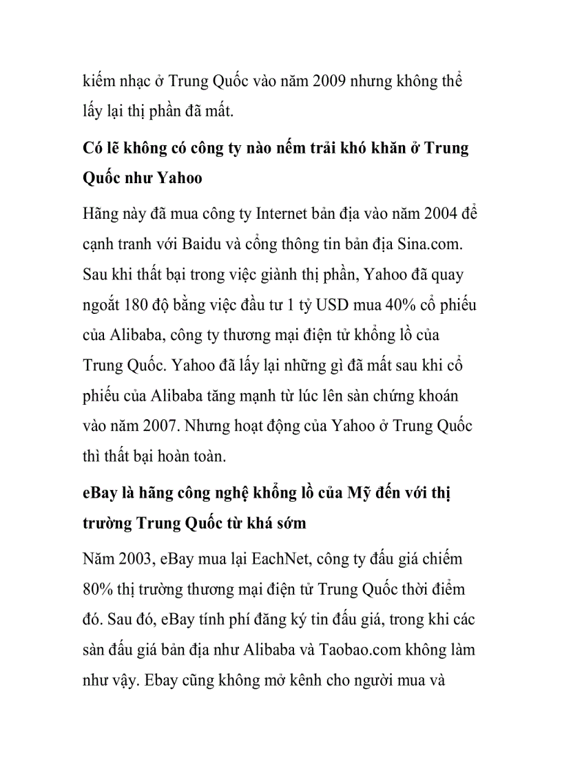 image for page Trung Quốc nơi chôn vùi các công ty kinh doanh trực tuyến Mỹ