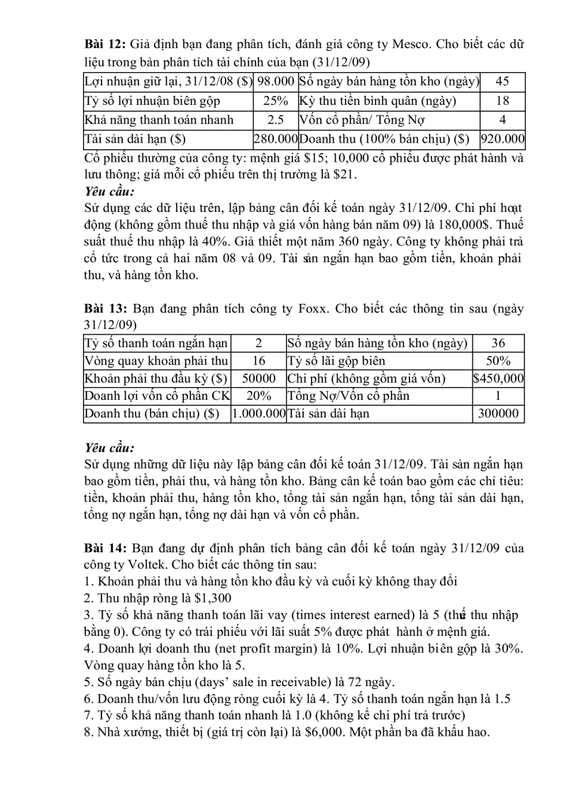 image for page Các dạng bài tập TCDN từ dễ đến khó đầy đủ các nội dung của môn học 2 1