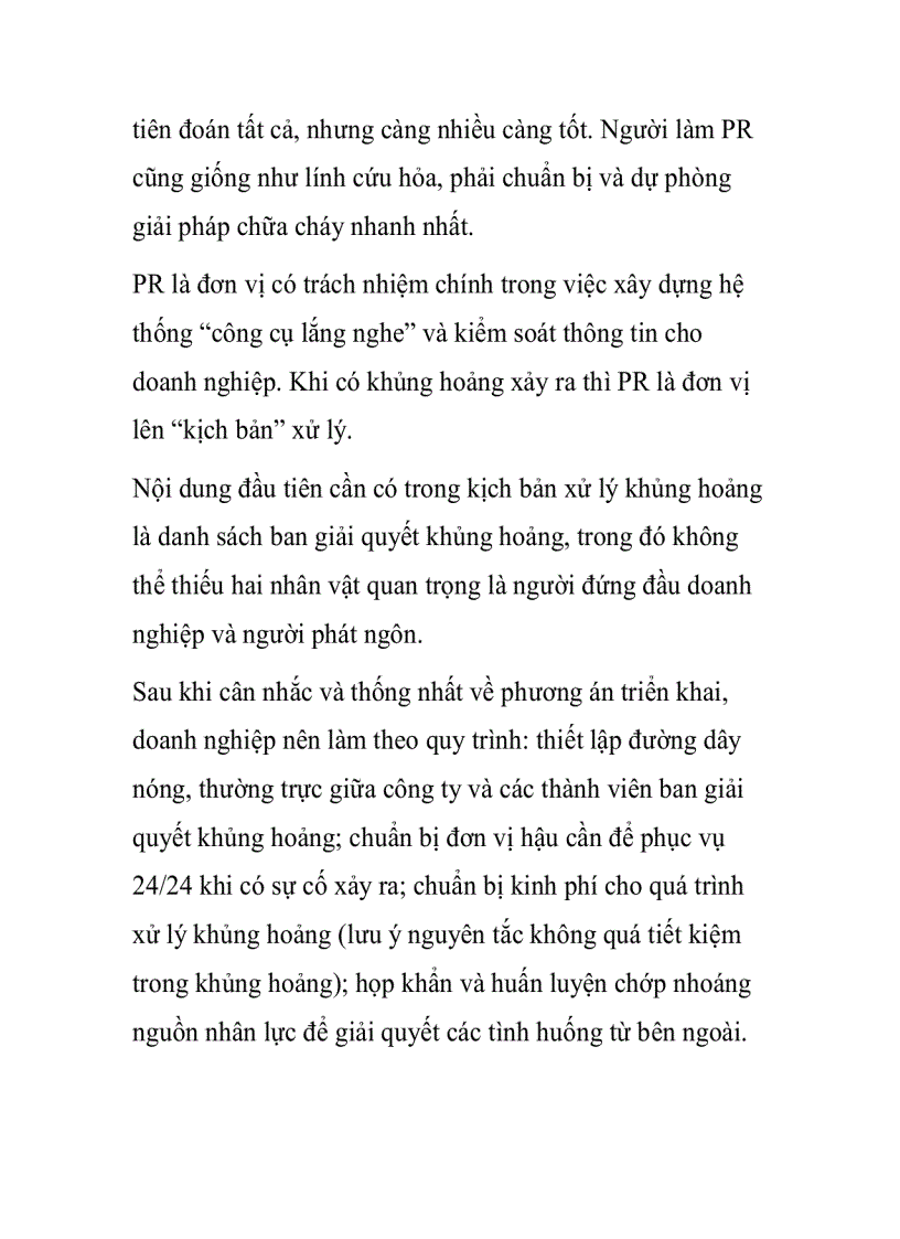 image for page Khủng hoảng thương hiệu và vai trò của PR