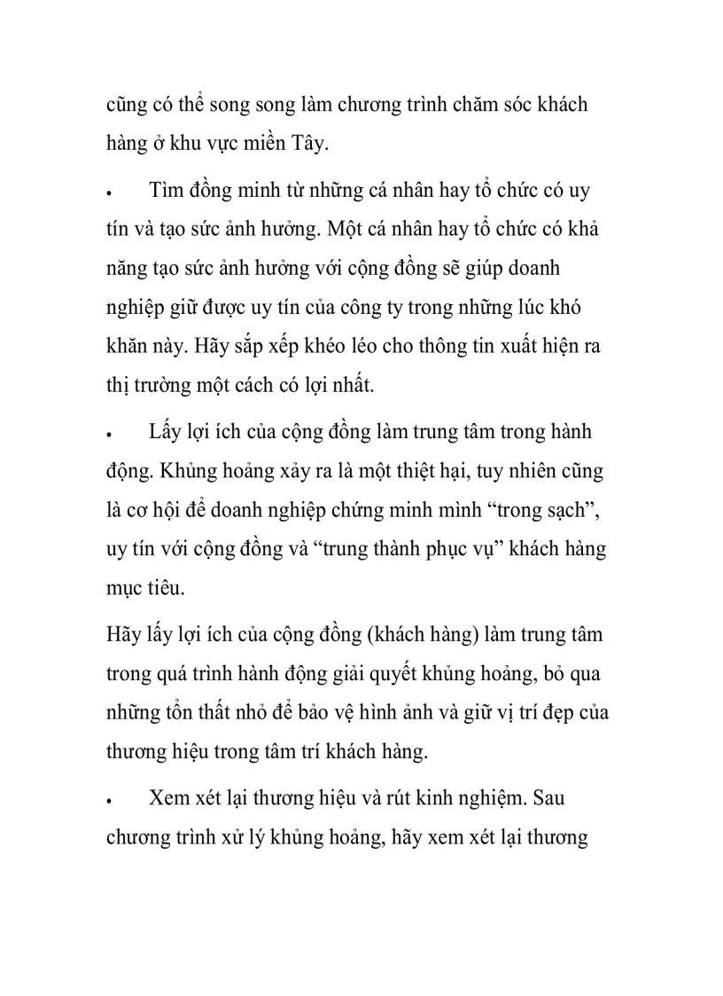 image for page Khủng hoảng thương hiệu và vai trò của PR