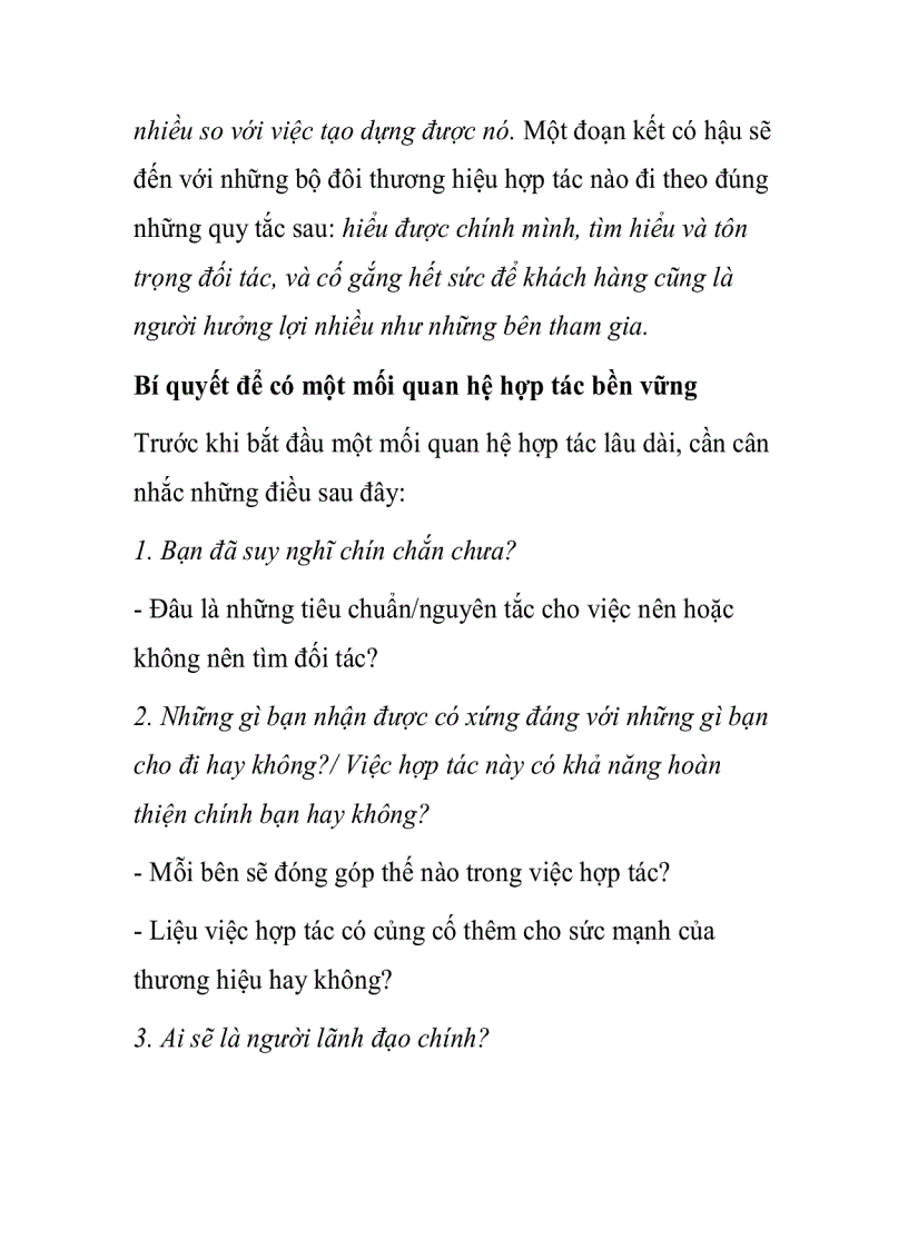 image for page Bí quyết chọn người bạn đời lý tưởng cho thương hiệu của bạn