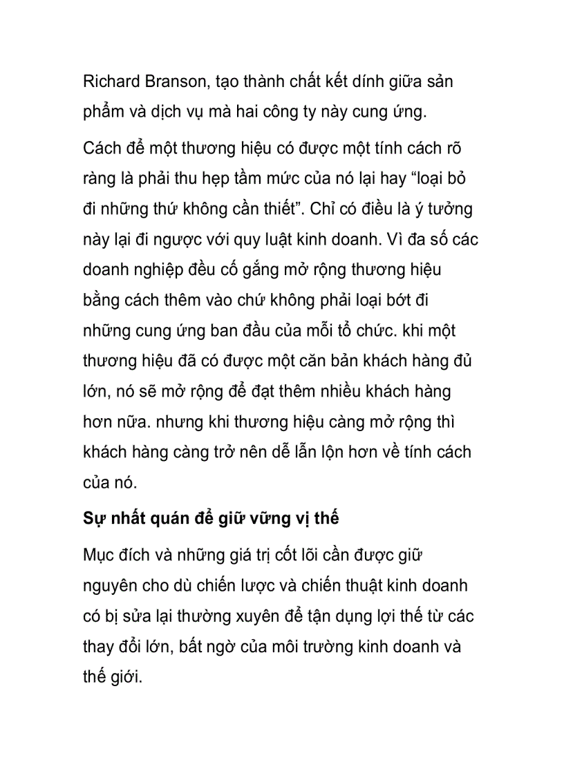 image for page Những yếu tố cần thiết giữ vị thế một thương hiệu mạnh