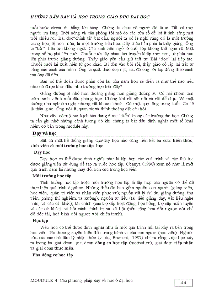 image for page HƯỚNG DẪN DẠY VÀ HỌC TRONG GIÁO DỤC ĐẠI HỌC Tài liệu tham khảo cho giảng viên và sinh viên