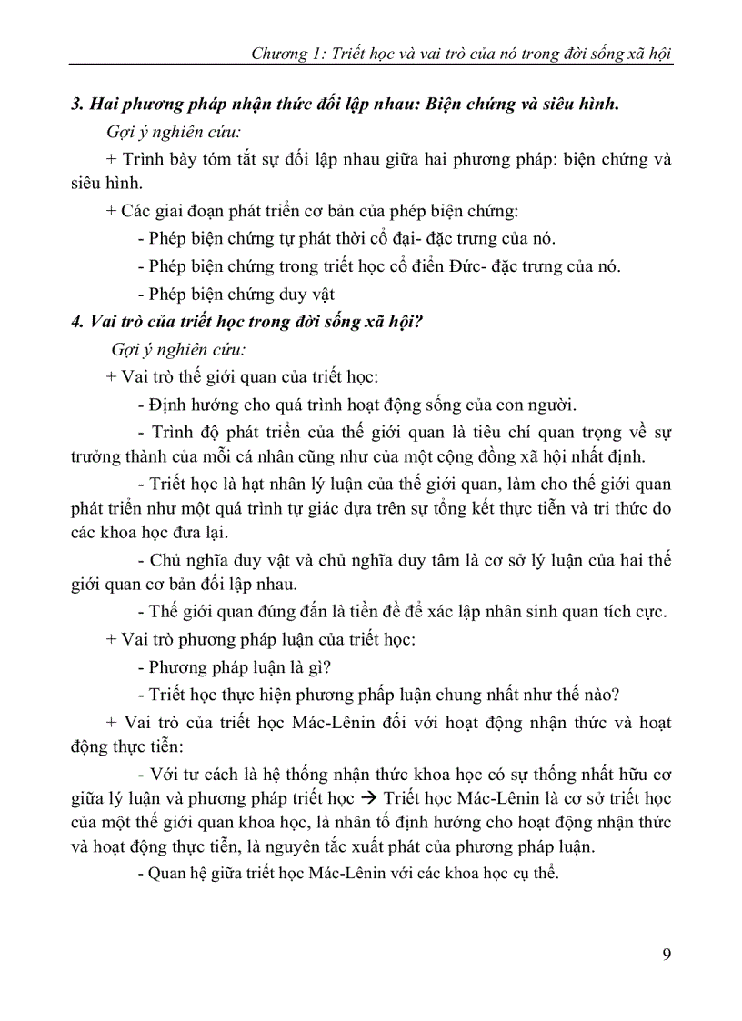 image for page Ôn tập môn Triết Mác Lê nin