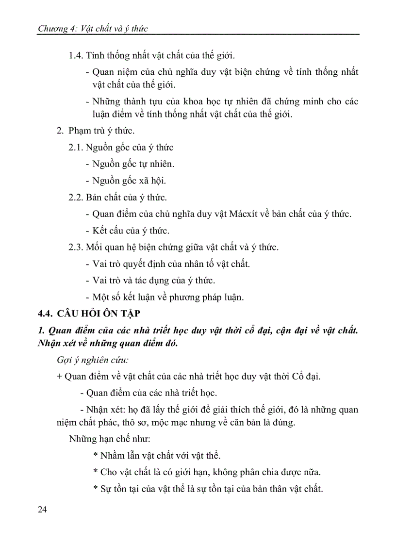 image for page Ôn tập môn Triết Mác Lê nin