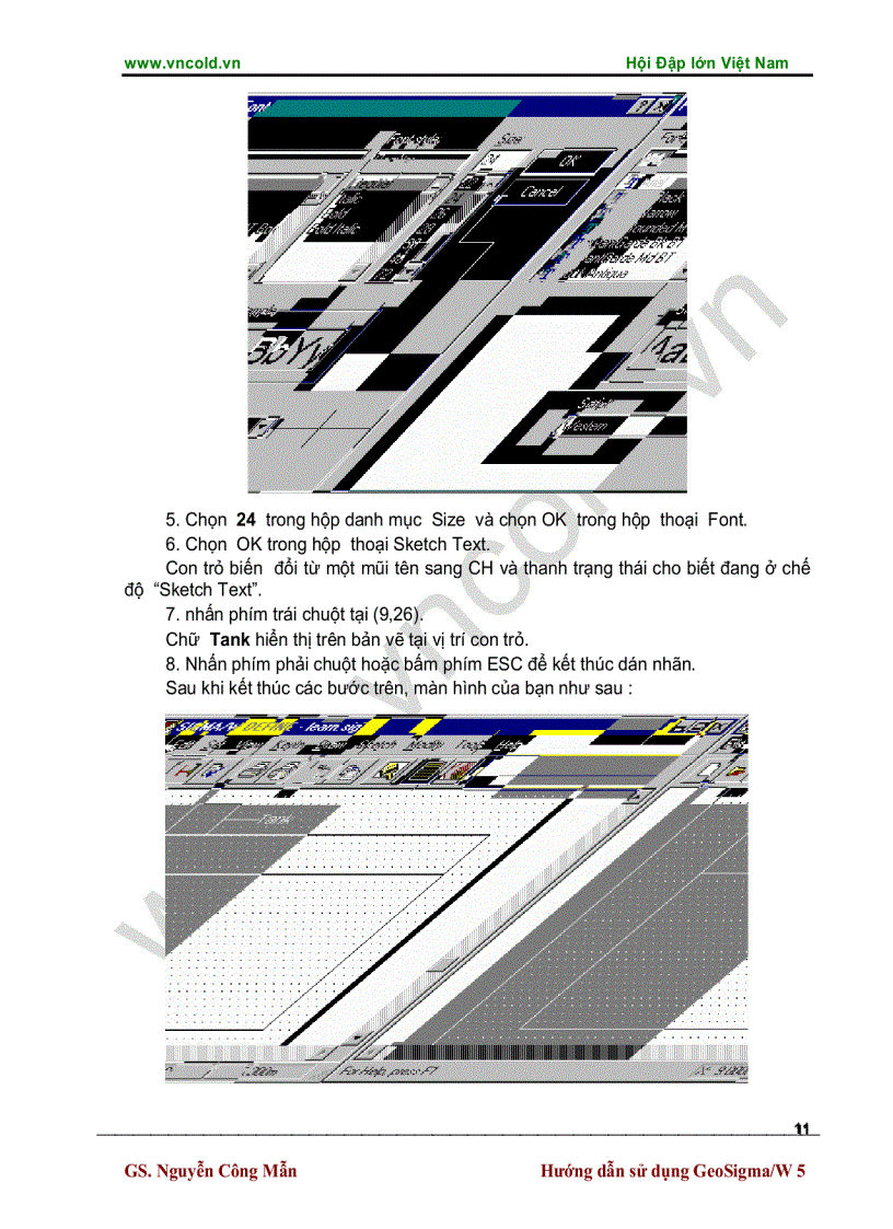 image for page Hướng dẫn sử dụng GEOSIGMA