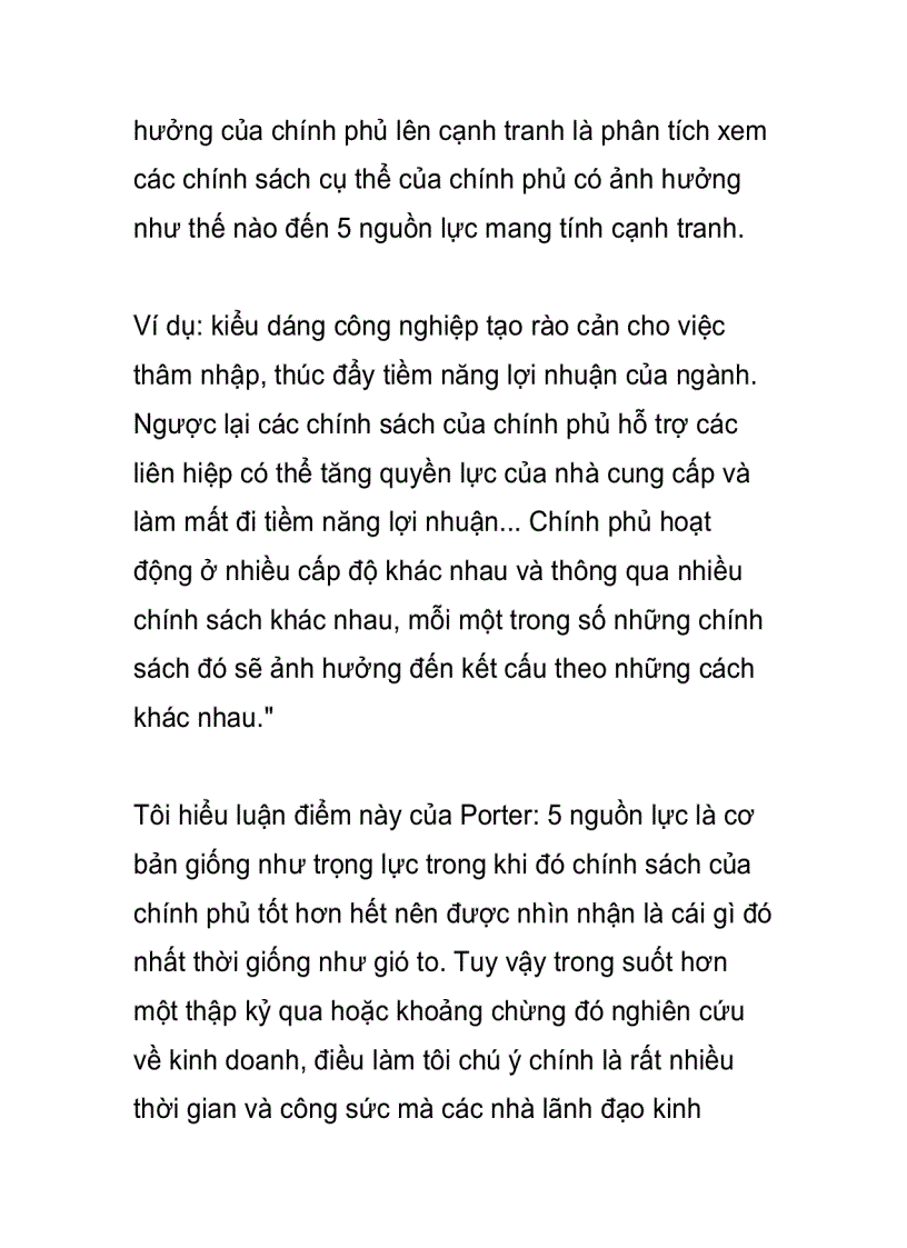 PDF MÔ HÌNH 5 LỰC LƯỢNG CẠNH TRANH THEO M PORTER  Nhật Phong Trần   Academiaedu