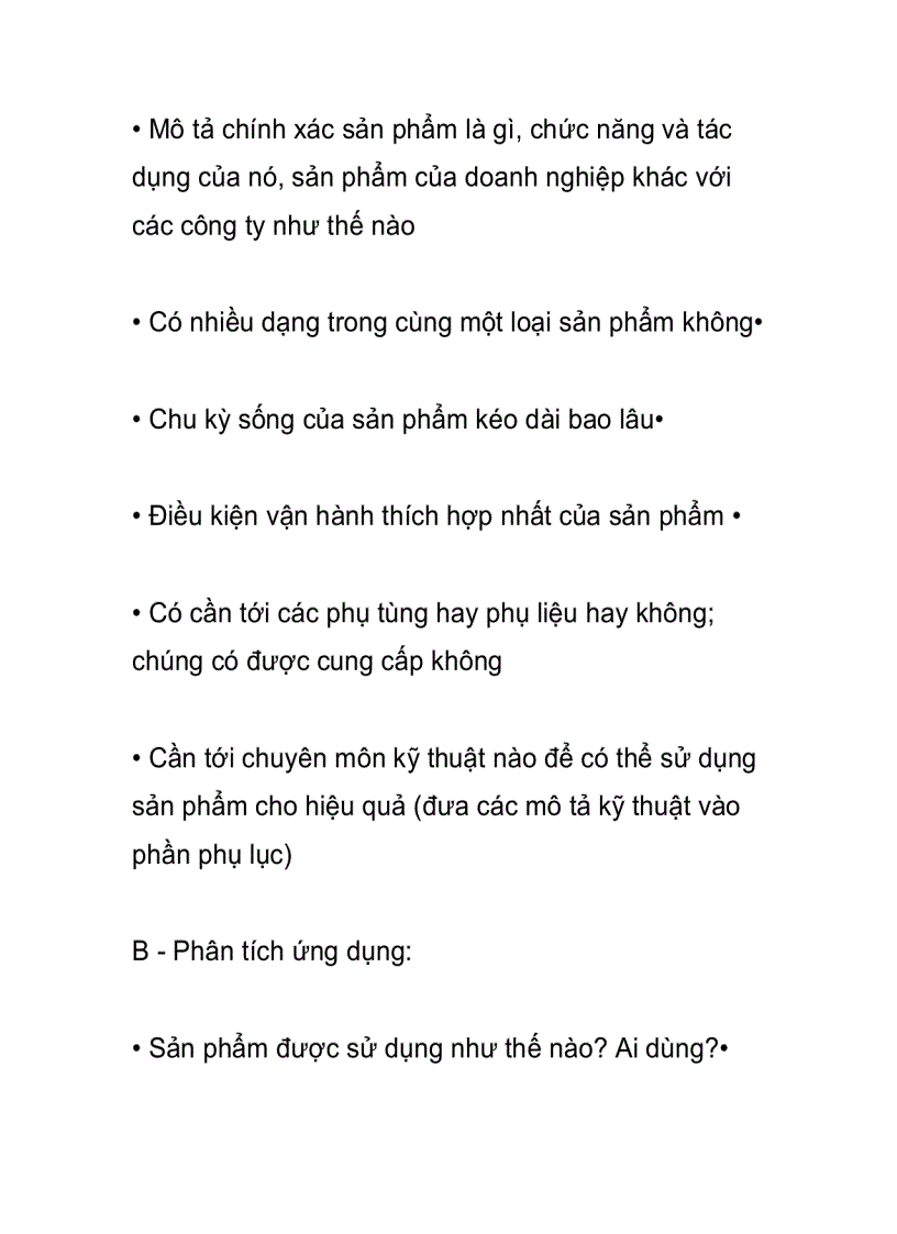 image for page Lập Kế hoạch kinh doanh Phần 3 Phân tích Sản phẩm Dịch vụ