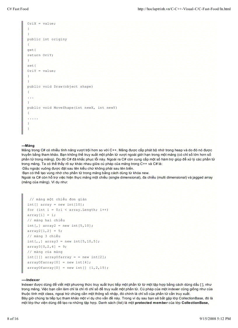 image for page Ôn tập nhanh kiến thức C