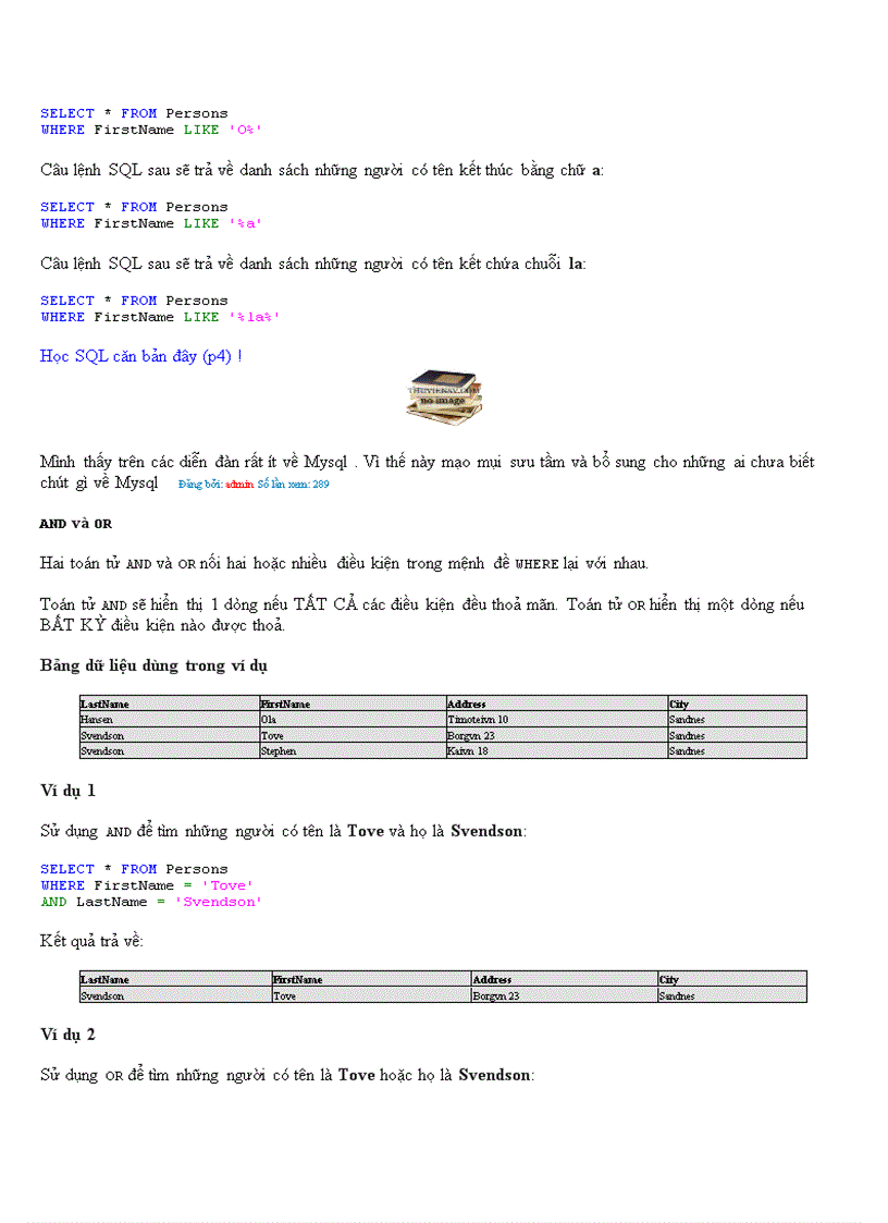 image for page Học SQL căn bản đây