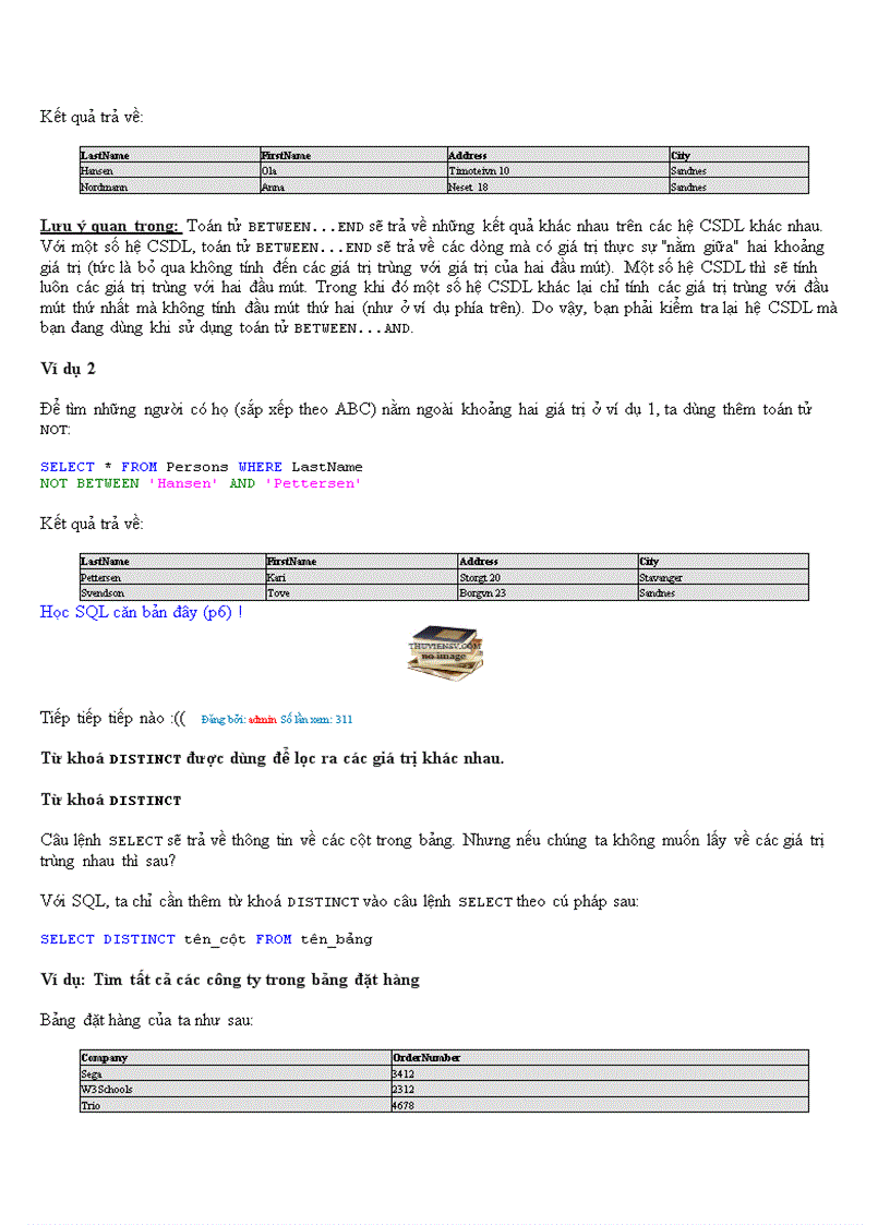 image for page Học SQL căn bản đây