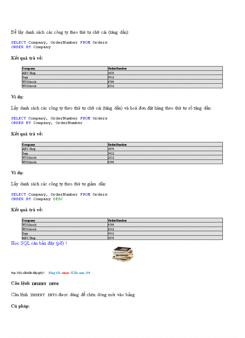 image for page Học SQL căn bản đây