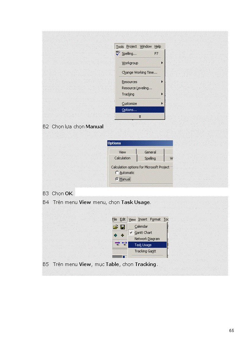 image for page Phần mềm Microsoft Project 2003